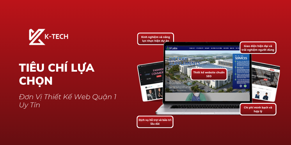 Tiêu Chí Lựa Chọn Đơn Vị Thiết Kế Web Quận 1 Uy Tín