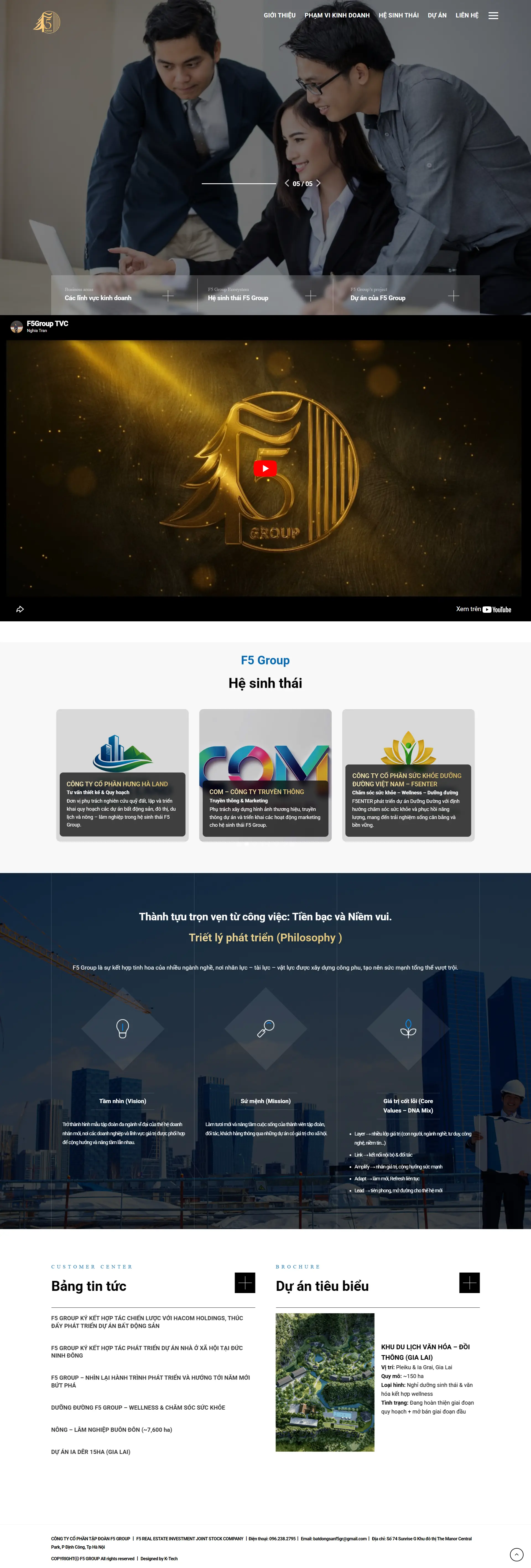 WEBSITE TẬP ĐOÀN BẤT ĐỘNG SẢN #2