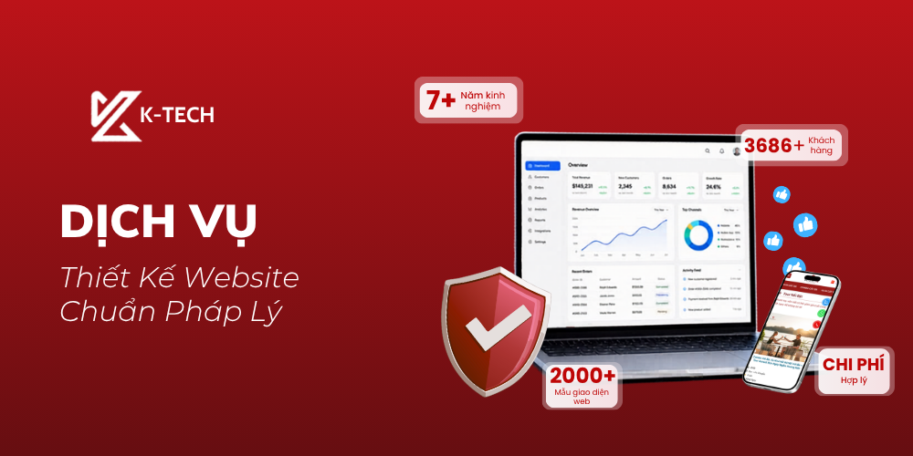 Dịch Vụ Thiết Kế Website Chuẩn Pháp Lý
